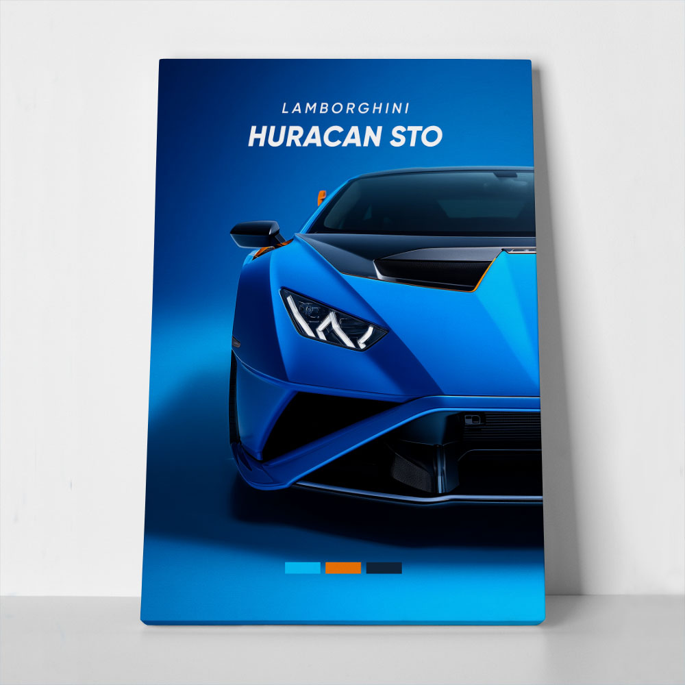Πινακας σε καμβά LAMBORGHINI HURACAN STO