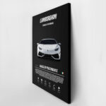 Πινακας σε καμβά LAMBORGHINI HURRACAN PERFORMANTE WHITE IMPERIAL
