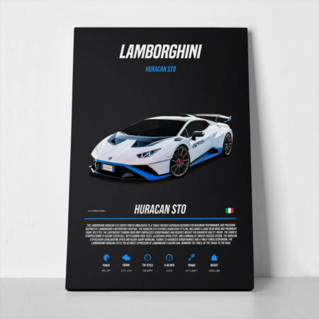 Πινακας σε καμβά LAMBORGHINI HURRACAN STO IMPERIAL - Αυτοκινητα