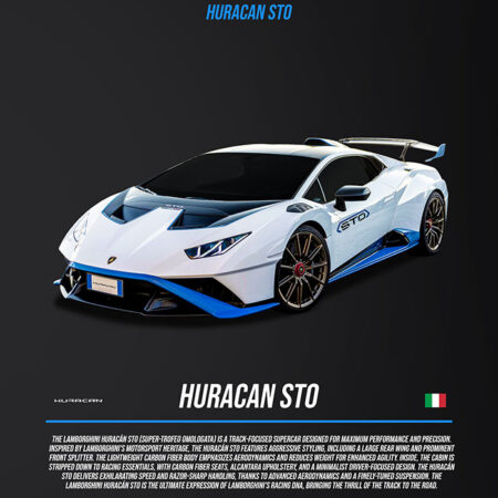 Πινακας σε καμβά LAMBORGHINI HURRACAN STO IMPERIAL - Αυτοκινητα Sticky 5