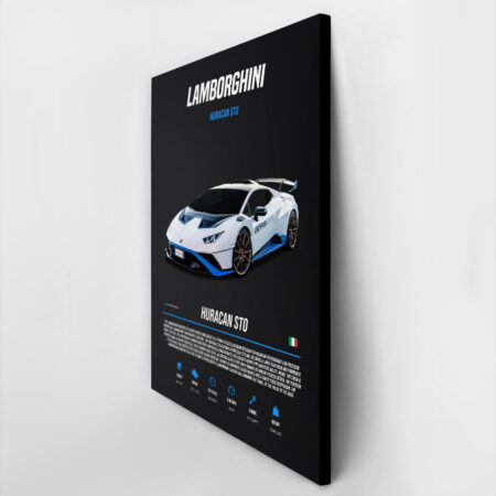 Πινακας σε καμβά LAMBORGHINI HURRACAN STO IMPERIAL - Αυτοκινητα Sticky 2