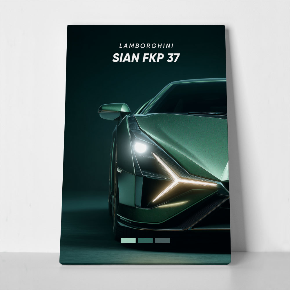 Πινακας σε καμβά LAMBORGHINI SIAN FKP 37