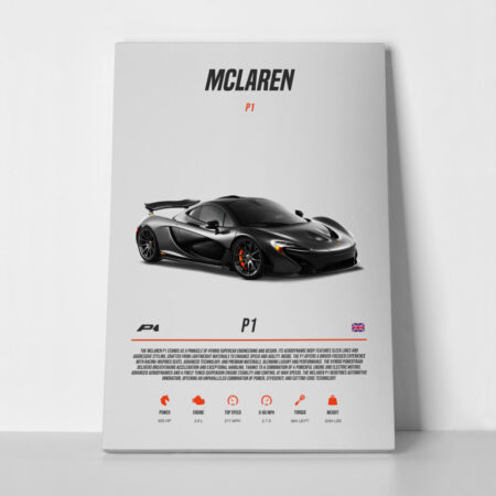 Πινακας σε καμβά MCLAREN P1 IMPERIAL - Αυτοκινητα