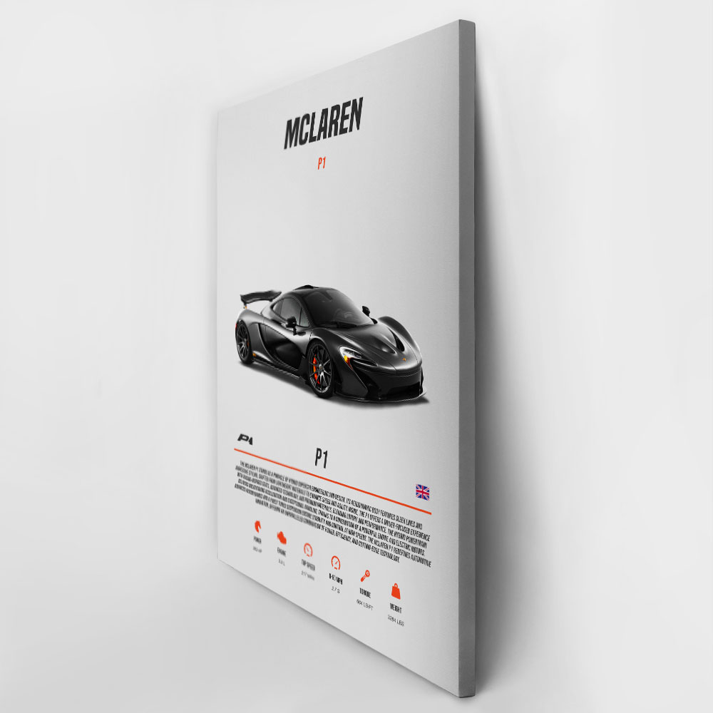 Πινακας σε καμβά MCLAREN P1 IMPERIAL