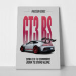 Πινακας σε καμβά MINIMAL PORSCHE BACKSIDE