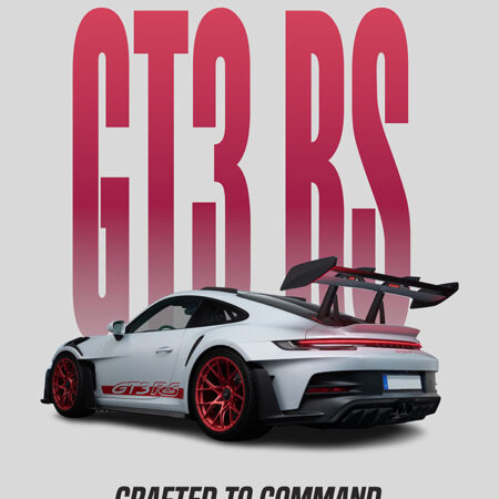 Πινακας σε καμβά MINIMAL PORSCHE BACKSIDE - Αυτοκινητα Sticky 5