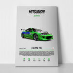 Πινακας σε καμβά MITSUBISHI ECLIPSE