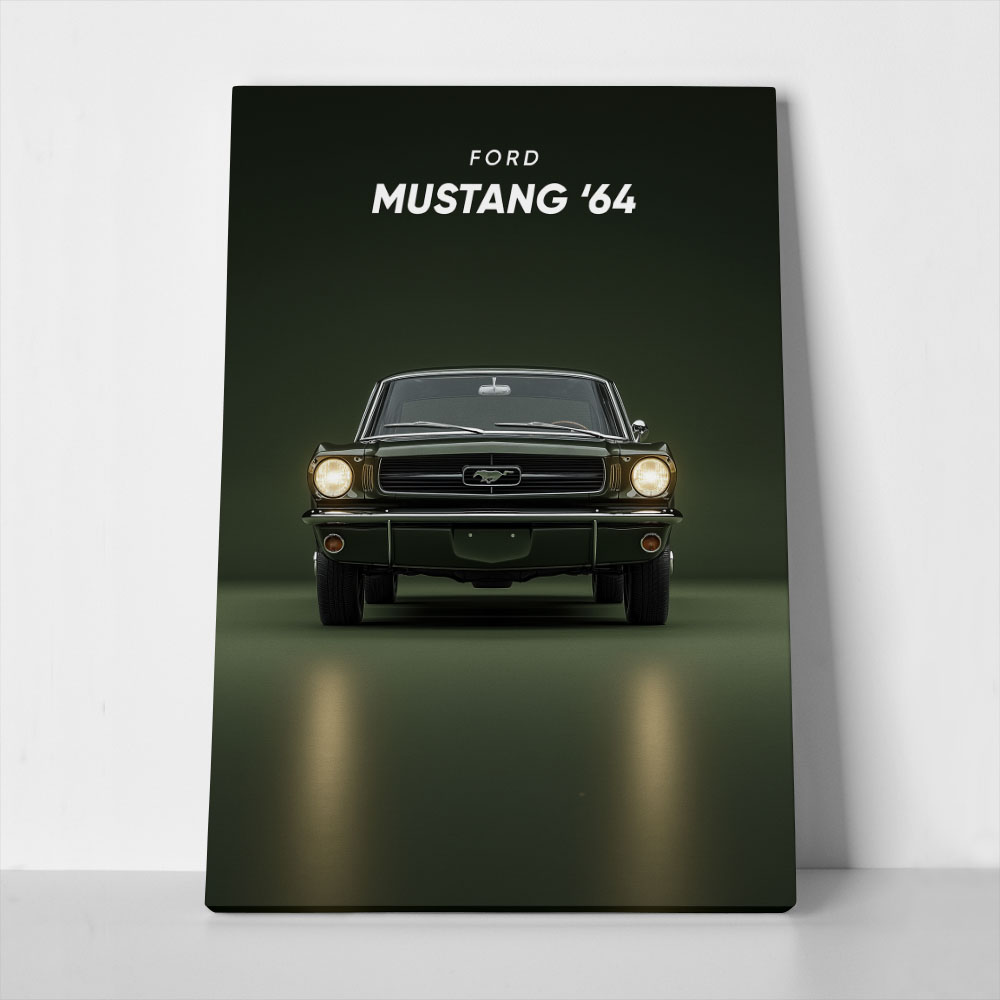 Πινακας σε καμβά MUSTANG 1964
