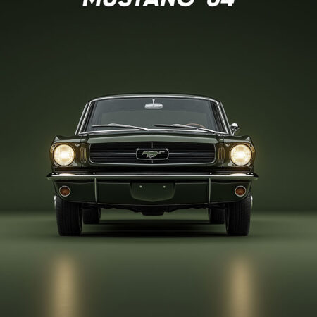 Πινακας σε καμβά MUSTANG 1964 - Αυτοκινητα Sticky 5