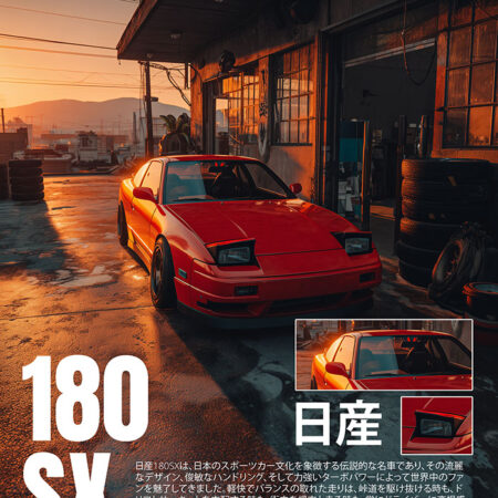 Πινακας σε καμβά NISSAN 180SX - Αυτοκινητα Sticky 5