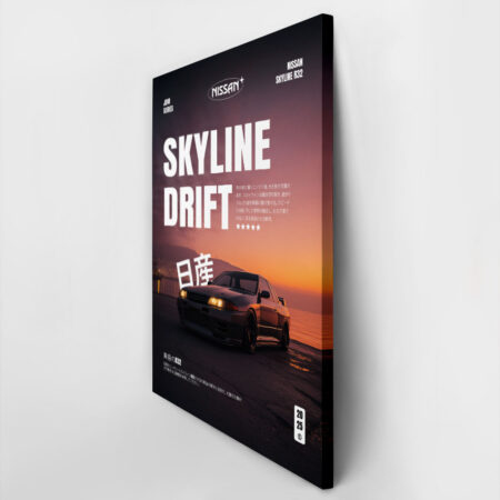 Πινακας σε καμβά NISSAN R32 - Αυτοκινητα Sticky 2