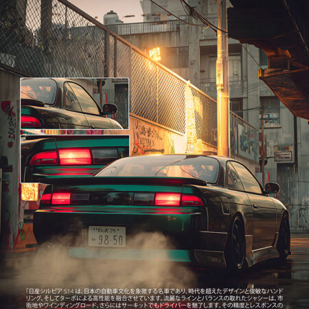 Πινακας σε καμβά NISSAN SILVIA S14 - Αυτοκινητα Sticky 5