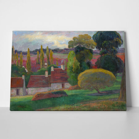 Πινακας σε καμβά PAUL GAUGUIN - A FARM IN BRITTANY