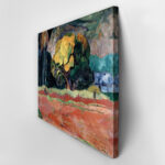 Πινακας σε καμβά PAUL GAUGUIN - AT THE FOOT OF A MOUNTAIN
