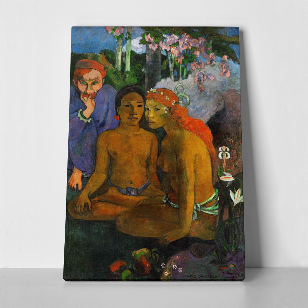 Πινακας σε καμβά PAUL GAUGUIN - BARBARIAN TALES