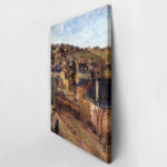 Πινακας σε καμβά PAUL GAUGUIN - BLUE ROOFS OF ROUEN