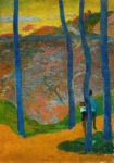 Πινακας σε καμβά PAUL GAUGUIN - BLUE TREE TRUNKS