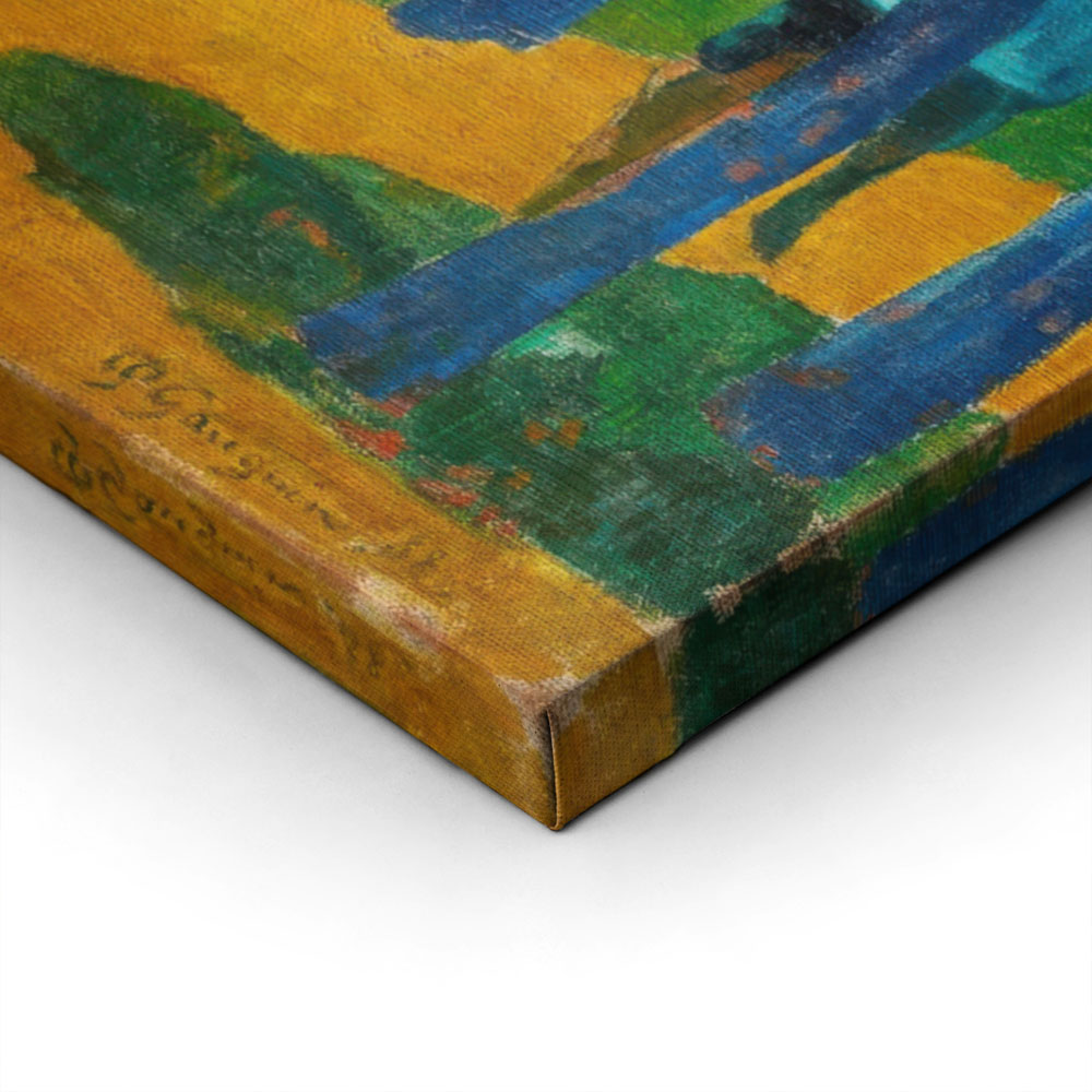 Πινακας σε καμβά PAUL GAUGUIN - BLUE TREE TRUNKS