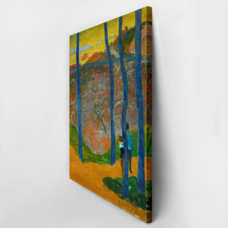 Πινακας σε καμβά PAUL GAUGUIN - BLUE TREE TRUNKS - Paul Gauguin Sticky 2
