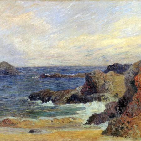 Πινακας σε καμβά PAUL GAUGUIN - COASTAL LANDSCAPE - Paul Gauguin Sticky 5