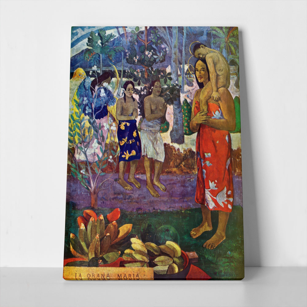 Πινακας σε καμβά PAUL GAUGUIN - HAIL MARY