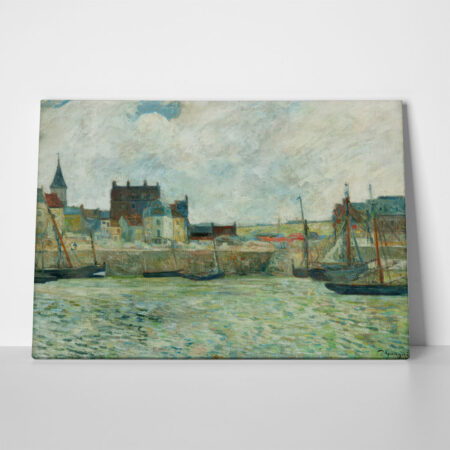 Πινακας σε καμβά PAUL GAUGUIN - HARBOUR SCENE DIEPPE