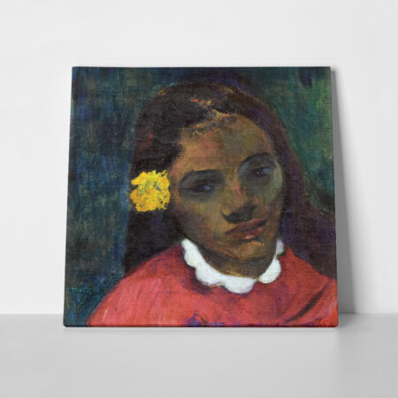 Πίνακας σε καμβά PAUL GAUGUIN - HEAD OF A TAHITIAN WOMAN