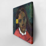 Πίνακας σε καμβά PAUL GAUGUIN - HEAD OF A TAHITIAN WOMAN
