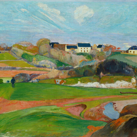 Πινακας σε καμβά PAUL GAUGUIN - LANDSCAPE AT LE POULDU - Paul Gauguin Sticky 5