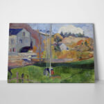 Πινακας σε καμβά PAUL GAUGUIN - LANDSCAPE IN BRITTANY