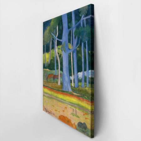 Πινακας σε καμβά PAUL GAUGUIN - LANDSCAPE WITH BLUE TREES - Paul Gauguin Sticky 2
