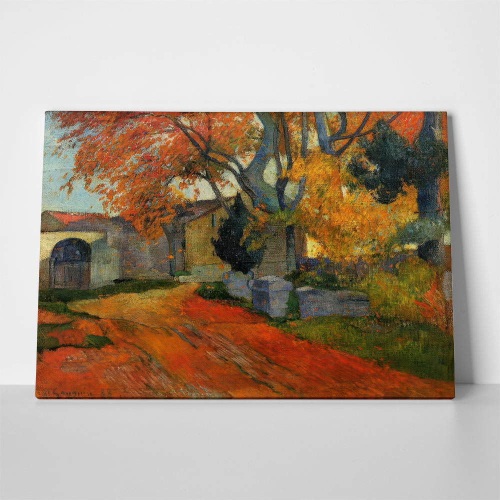 Πινακας σε καμβά PAUL GAUGUIN - LANE AT ALYSCAMPS