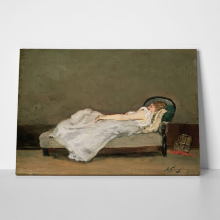 Πινακας σε καμβά PAUL GAUGUIN - METTE ASLEEP ON A SOFA