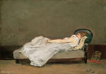 Πινακας σε καμβά PAUL GAUGUIN - METTE ASLEEP ON A SOFA