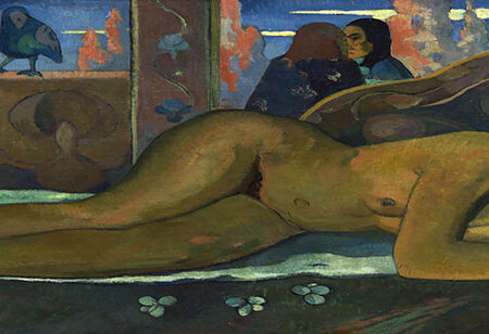 Πίνακας Πανοραμικός σε καμβά PAUL GAUGUIN - NEVERMORE - Paul Gauguin Sticky 5