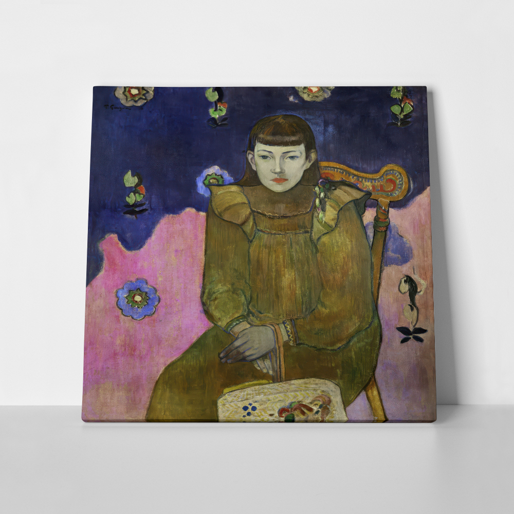 Πίνακας σε καμβά PAUL GAUGUIN - PORTRAIT OF A YOUNG WOMAN