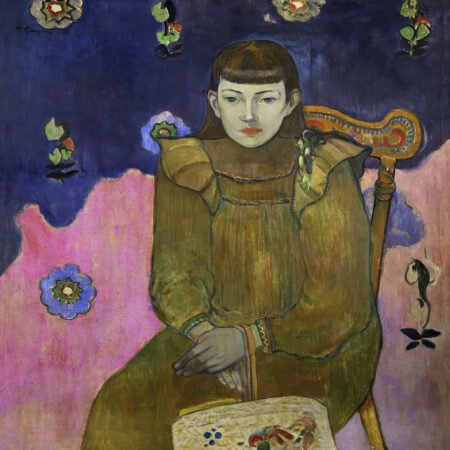 Πίνακας σε καμβά PAUL GAUGUIN - PORTRAIT OF A YOUNG WOMAN - Paul Gauguin Sticky 5