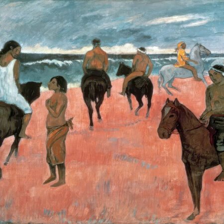 Πινακας σε καμβά PAUL GAUGUIN - RIDERS ON THE BEACH - Paul Gauguin Sticky 5