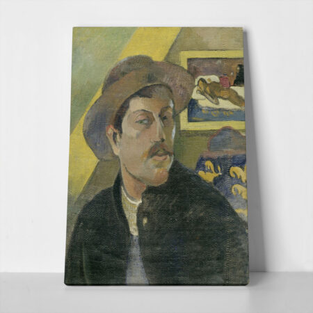Πινακας σε καμβά PAUL GAUGUIN - SELF PORTRAIT IN A HAT