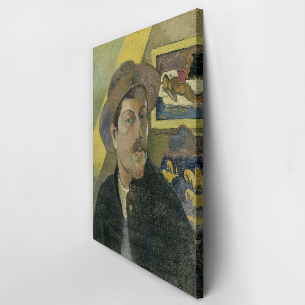 Πινακας σε καμβά PAUL GAUGUIN - SELF PORTRAIT IN A HAT