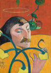Πινακας σε καμβά PAUL GAUGUIN - SELF PORTRAIT WITH HALO AND SNAKE