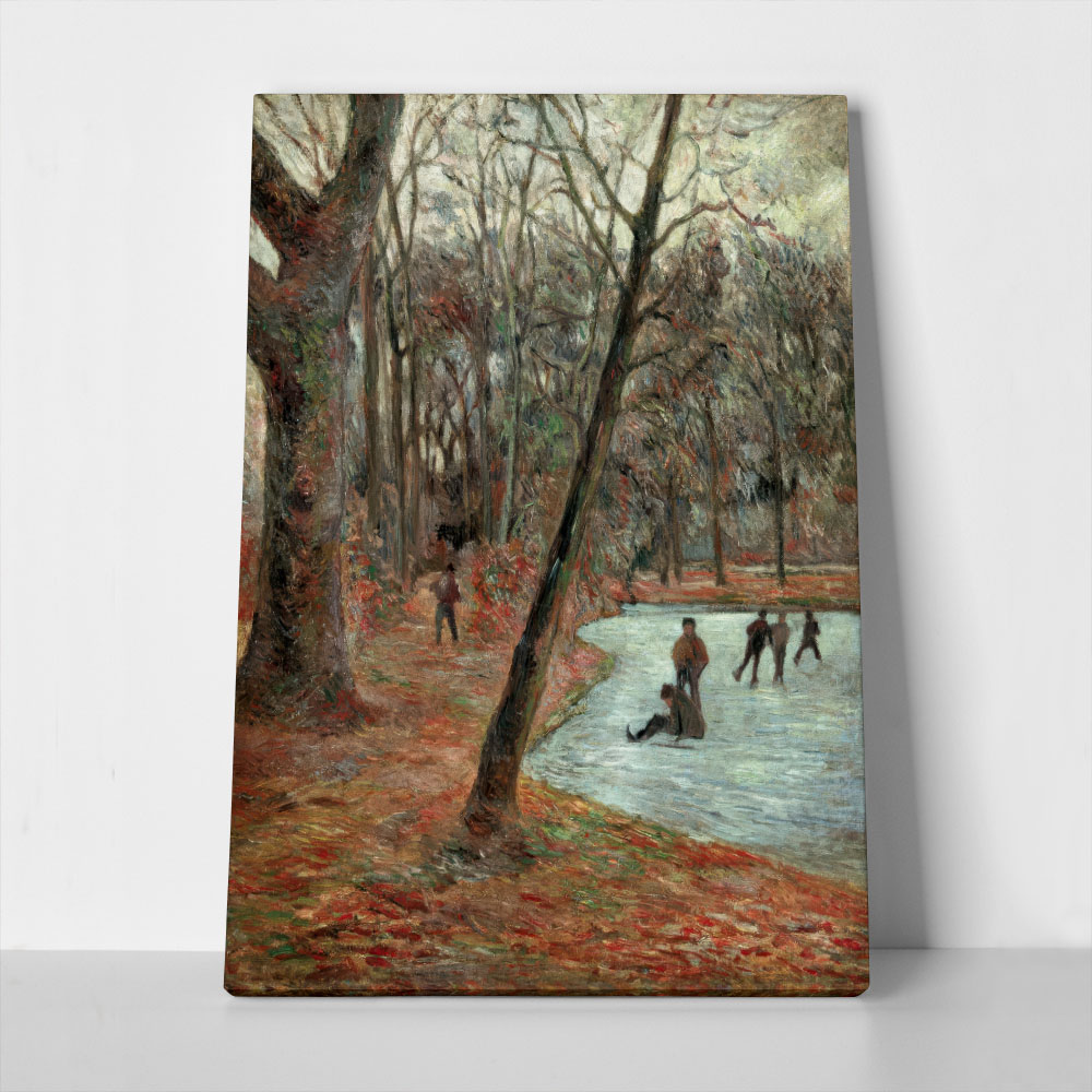 Πινακας σε καμβά PAUL GAUGUIN - SKATERS IN FREDERIKSBERG PARK