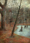Πινακας σε καμβά PAUL GAUGUIN - SKATERS IN FREDERIKSBERG PARK