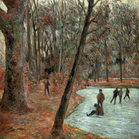 Πινακας σε καμβά PAUL GAUGUIN - SKATERS IN FREDERIKSBERG PARK - Paul Gauguin Sticky 5