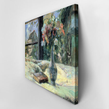 Πινακας σε καμβά PAUL GAUGUIN - STILL LIFE VASE WITH FLOWERS ON THE WINDOW - Paul Gauguin Sticky 2