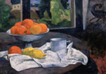 Πινακας σε καμβά PAUL GAUGUIN - STILL LIFE WITH BOWL OF FRUIT AND LEMONS