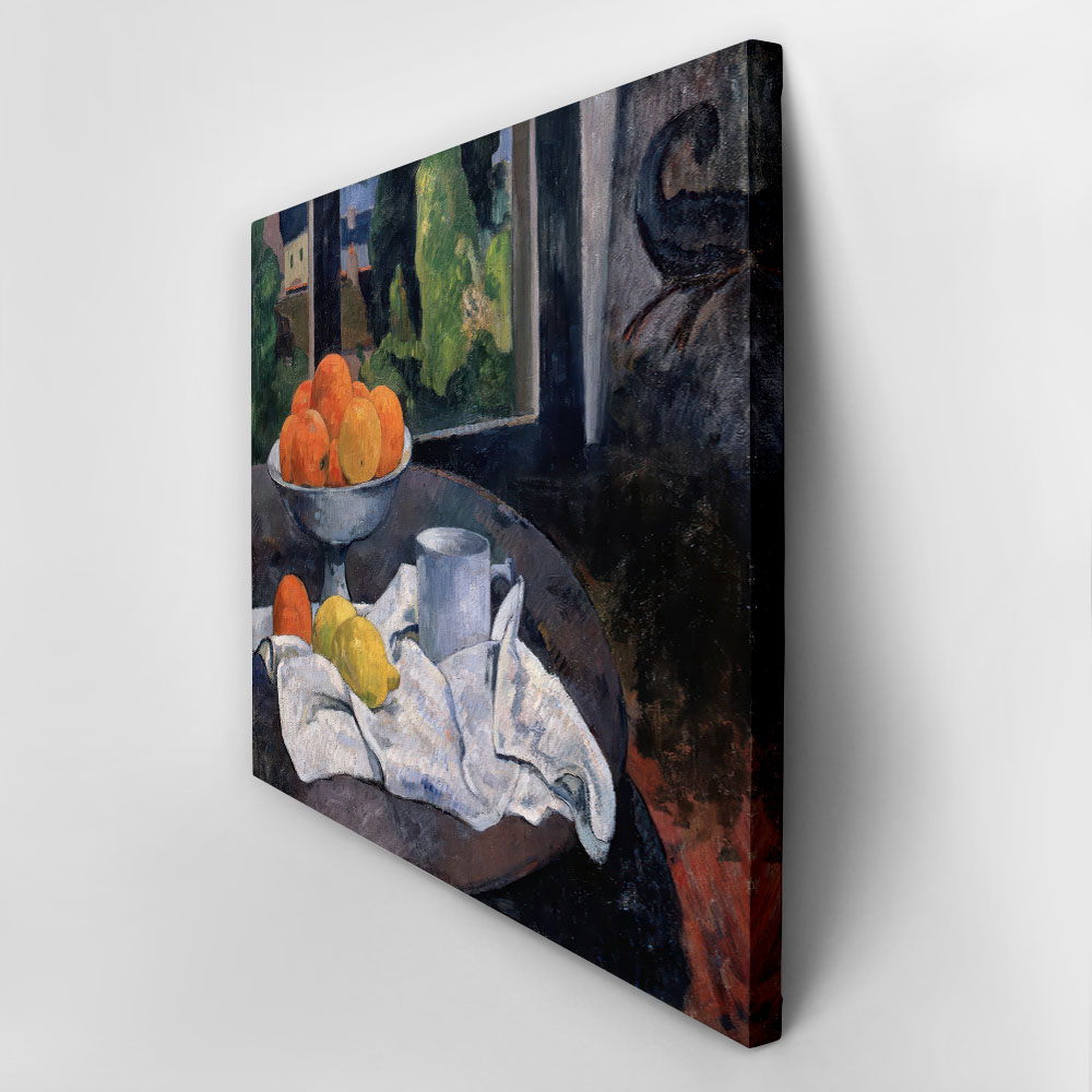 Πινακας σε καμβά PAUL GAUGUIN - STILL LIFE WITH BOWL OF FRUIT AND LEMONS