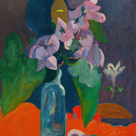 Πινακας σε καμβά PAUL GAUGUIN - STILL LIFE WITH FLOWERS AND IDOL - Paul Gauguin Sticky 5