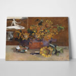Πινακας σε καμβά PAUL GAUGUIN - STILL LIFE WITH SUNFLOWERS