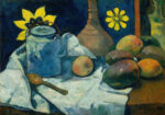 Πινακας σε καμβά PAUL GAUGUIN - STILL LIFE WITH TEAPOT AND FRUIT